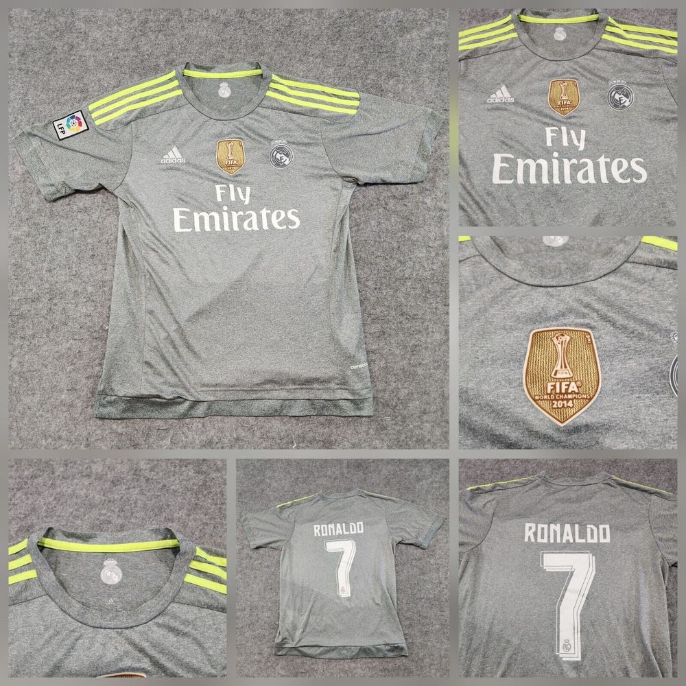 Adidas Cristiano Ronaldo 2015 FIFA Soccer‎ World Cup Champions Futbol Jersey L